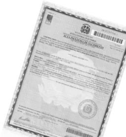 Documento legal certificado